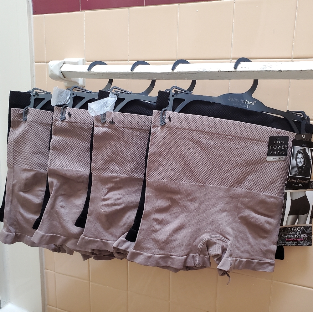 NWT 2PK Kathy Ireland Intimates; Black & Chocolate color; Sz L & M.  $30
